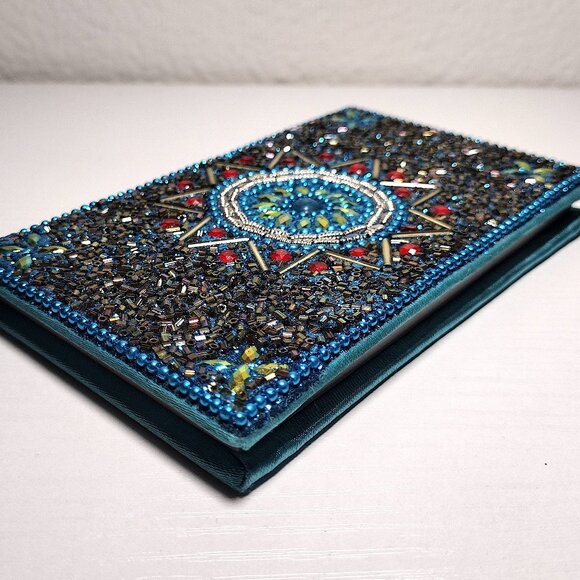 Star Jewel 5" x 3" Turquoise Blank Notebook Journal Diary: 116 Pages (58 Sheets) - Picture 1 of 6